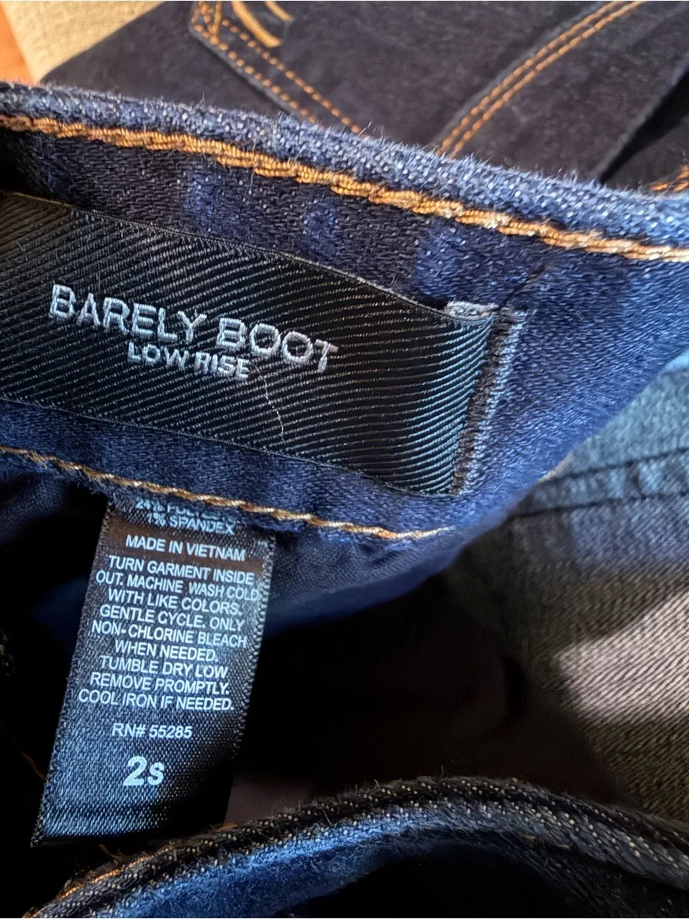 Express Women's Dark Indigo Boot Cut Jeans - Picture 5 of 5